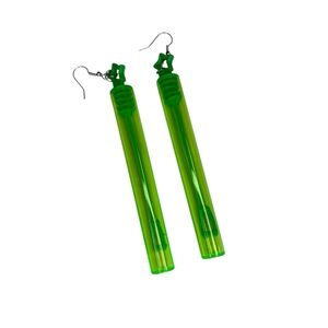 Bubble tube funky earrings!